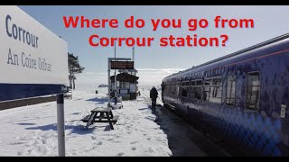 Corrour Station on the West Highland line an ideal place to go in winter [upl. by Tneciv]