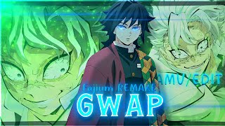 Giyu 💧vs Sanemi 🍃 AMVEDIT  🎧 GWAP remake Fajium [upl. by Nyvar76]