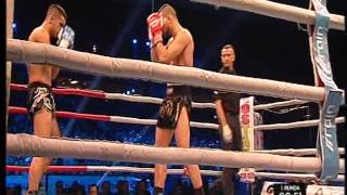 Laszlo Szabo vs Miljan Vidovic  WAKO PRO European title in K1 rules [upl. by Aitenev]