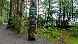 A walk in the forest of Sitka National Historical Park Alaska [upl. by Thaine]