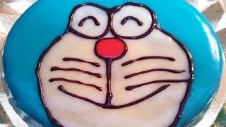 Tarta Doraemon de chocolate recetas de cocina con Mila [upl. by Guild]