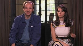 Ralph Fiennes and Felicity Jones Find Contemporary Lessons in Film About Charles Dickens Secret Lov [upl. by Hollingsworth]