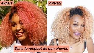 Comment faire dégorger sa couleur en gardant des cheveux sains  ⎜ThePrettyUsMU [upl. by Zetnod524]