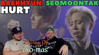 EXOs Baekhyun Seomoontak  Hurt REACTION  25 Days Of EXOMAS [upl. by Zielsdorf]