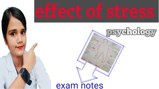 Effect of stress stress psychology [upl. by Niarb]