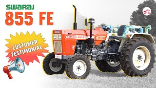 Swaraj 855 FE 2022 Model  55 HP Tractor  swaraj 855 FE Price  Review  Features [upl. by Sharlene675]