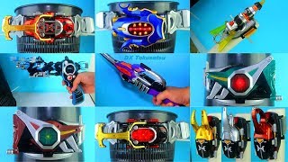 Kamen Rider KABUTO ALL RIDERS ALL ZECTER Henshin Belt Collection 仮面ライダーカブト すべてのライダー ゼクター変身ベルトコレクション [upl. by Nelac]