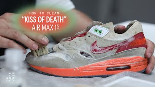 How To Clean Nike Air Max 1 Kiss Of Death with Reshoevn8r [upl. by Mendelsohn566]