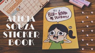 Alicia Souza Sticker Book  Flip Through and Review 2020  Its a Bigish Book of Stickers [upl. by Anamuj393]