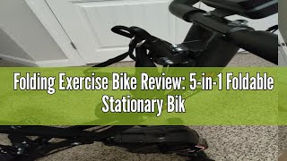 KALWOL Folding Exercise Bike Review 5in1 Foldable Stationary Bike Upgraded 16level Magnetic [upl. by Diarmid672]