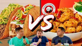 Taco Bell VS Panda Express Best Fast Food Restaurant [upl. by Bjork182]