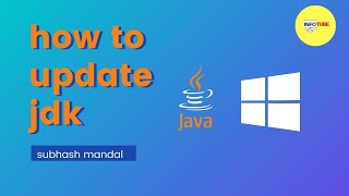 how to update java jdk in windowsupdate jdk latest version [upl. by Paske]