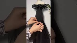 Creating a Stunning Evening Gown on a Mannequin very easy shorts [upl. by Franciska750]