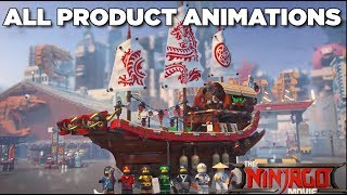 All Lego Ninjago Movie Product Animations HD [upl. by Drucie]