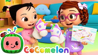 Rainbow Unicorn Song  CoComelon Nursery Rhymes amp Kids Songs [upl. by Borreri362]