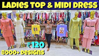 Ladies top Cord set Midi dress western wear wholesale market in Gandhi nagar Delhi ladiestops [upl. by Ysak]