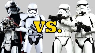 First Order Stormtroopers vs Imperial Stormtroopers  Armor Weapons and Training Comparison [upl. by Julio]