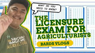 5 THINGS YOU NEED TO KNOW ABOUT LICENSURE EXAM FOR AGRICULTURISTS  AGRICULTURE TIPS [upl. by Daj]