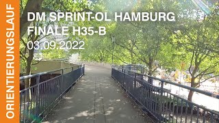 Orienteering  DM SprintOL Hamburg Finallauf [upl. by Bjorn]