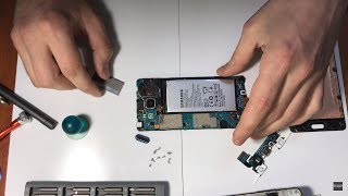 Samsung galaxy a5 SMA500H  разборка замена порт зарядк  disassembly replacement charging port [upl. by Astri]