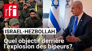 IsraëlHezbollah  quel objectif derrière l’explosion des bipeurs  • RFI [upl. by Nett]