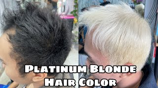 Hair Bleaching Tutorial  Platinum Blonde Hair Color  Chading [upl. by Canada150]