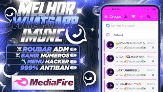 🩵 LINK DIRETO🔥NOVO MELHOR WHATSAPP IMUNE 2024 PUXA DADOS ZAP IMUNE WHATSAPP E SECUNDÁRIO 🩵 [upl. by Bernadette]