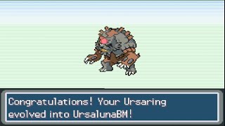 How to evolve Ursaring into Ursaluna Blood Moon in Pokemon Shiny Gold Sigma 151 [upl. by Annairt]