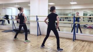 Anna Shcherbakova and Alexandra Trusova dance training [upl. by Idleman]