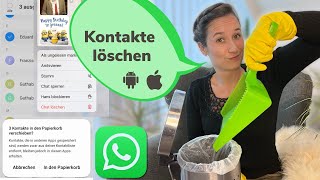 AUS WHATSAPP KONTAKTE LÖSCHEN  2023 Anleitung [upl. by Ennyleuqcaj]