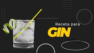 Receta de Gin  Gin tonic  Destilados [upl. by Susi]