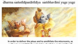 Bhagavad Gita Chapter 4  Verse 8 [upl. by Tjaden]