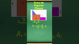 Área de Figuras Planas  Retângulo e Triângulo ProfLuisCarlos geometriaplana matemática [upl. by Ewart]