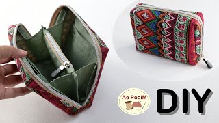 How to make a zipper wallet [upl. by Devina563]