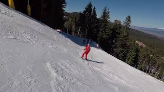 Ски писта quotМартинови бараки 2quot червена пл Рила  quotMartinovi baraki 2quot ski slope red [upl. by Ydnelg]