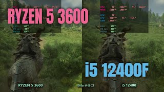 Ryzen 5 3600 vs i5 12400  Latest Test [upl. by Acinimod]