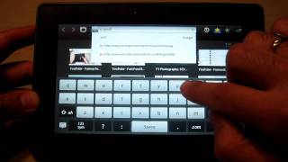 How to download a video off of Youtube onto your Blackberry Playbook  HD [upl. by Anagrom147]