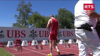 Schweizer Meisterschaften 2016 110m Hürden Männer Halbfinal Brahian Pena [upl. by Attikram326]