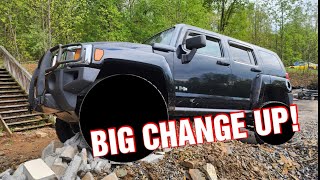 The Cheapest Lift and BEEFY Tires for My 700 Hummer [upl. by Enneyehc483]