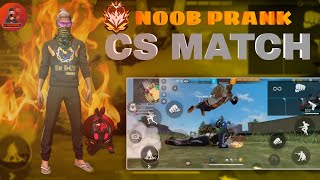 NOOB PRANK karka maja agaya cs rank mact freefire freefirevideos  sj Gaming [upl. by Schonfield]