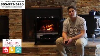 Dimplex OptiMyst free standing electric stove product review [upl. by Benton525]