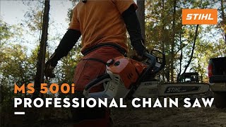 MS 500i STIHL Professional Chain Saw  Features and Benefits [upl. by Henden]