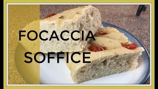 FOCACCIA SOFFICE Ricetta Vegana [upl. by Alial]