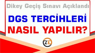 2024 DGS Tercihleri Nasıl Yapılır Puan ve Kontenjan Kıyaslaması  Dikey Geçiş Sınavı Bölümleri [upl. by Pisano]