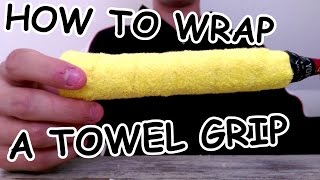 How to wrap a Badminton Towel Grip [upl. by Hernandez50]