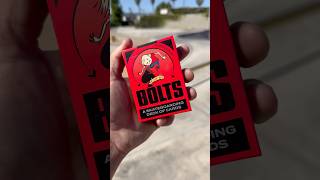 Check out this fun new skate card game BoltsCards skateboard skate bolts cards [upl. by Nylekcaj913]