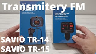 Samochodowe transmitery FM  Savio TR14 amp Savio TR15  recenzja [upl. by Haididej]