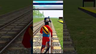 Train Accident Franklin 😞😞 IndaiN Bike Driving 3D shortslikeviral [upl. by Sherrill222]