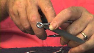 Hook Sharpening for Skirted Trolling Lures [upl. by Ethelyn]