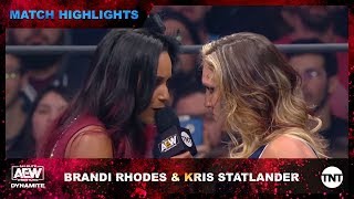 Brandi Rhodes invites Kris Statlander to join her amp Awesome Kong in the AEW Nightmare Collective [upl. by Jolenta]